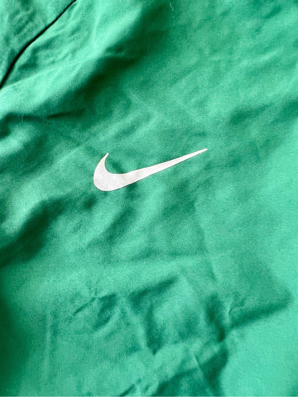 Nike Running XS Emerald Green Lightweight Full Zip Windbreaker Jacket - Picture 4 of 9